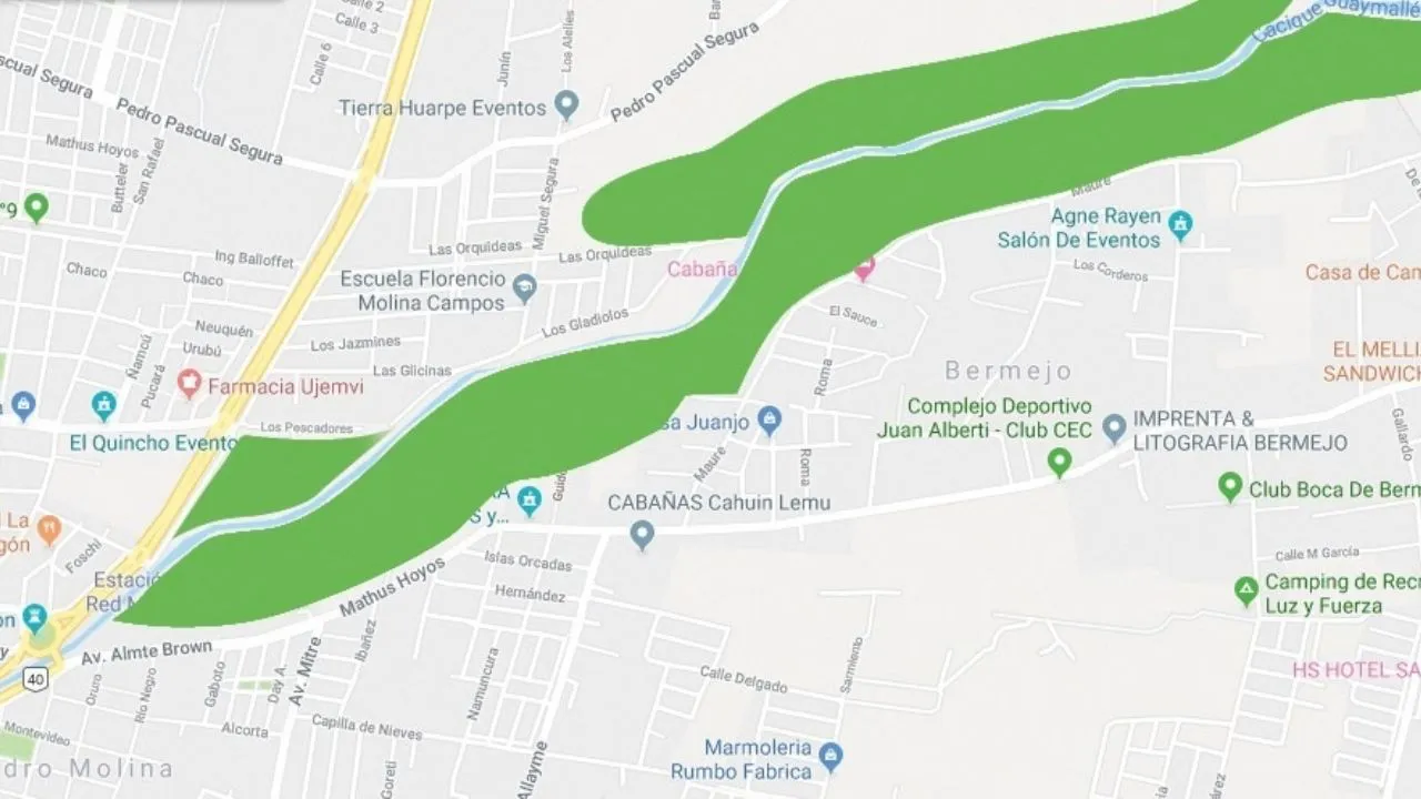 parque canal cacique guaymallen