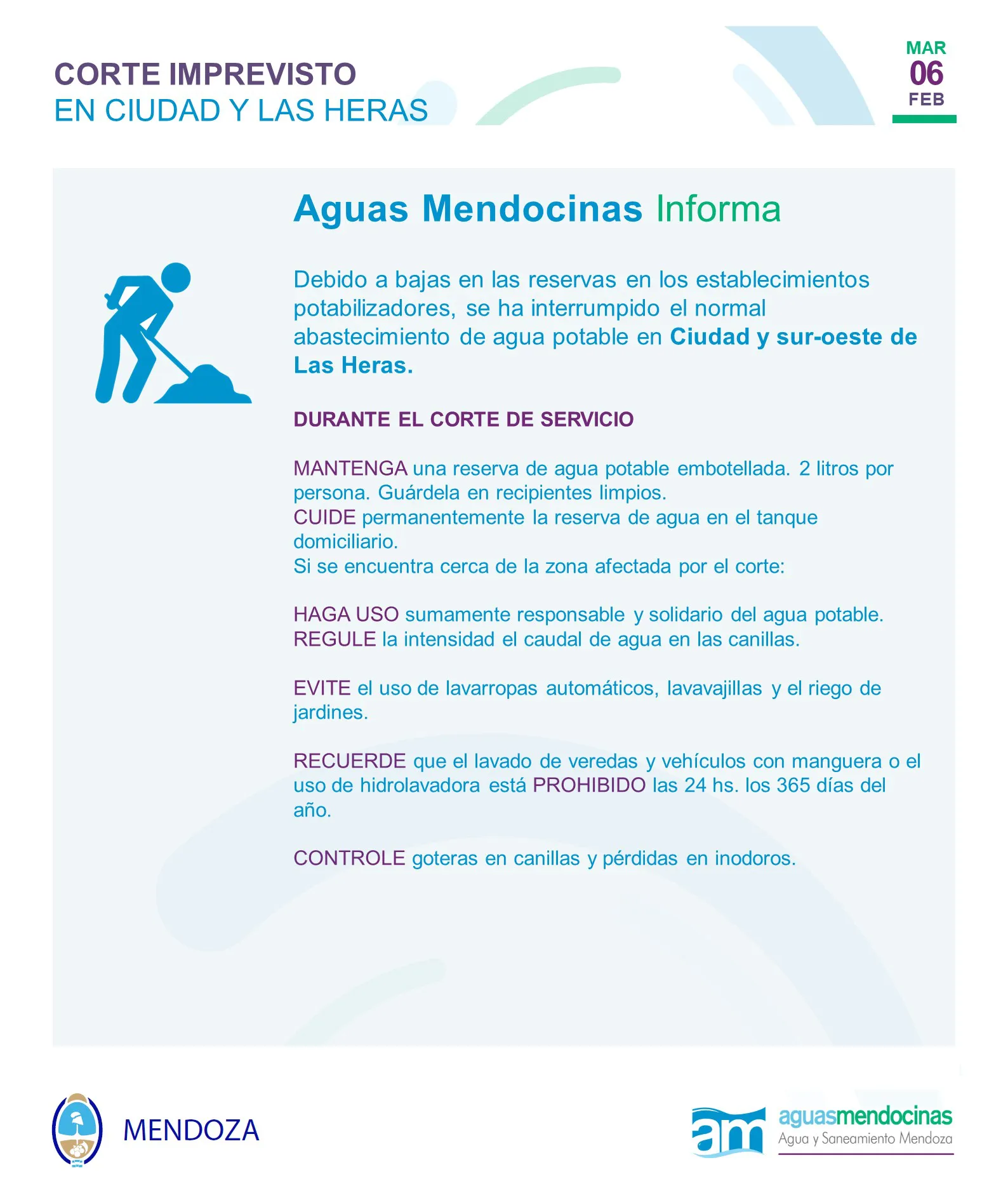 Escasez De Agua Potable En Mendoza