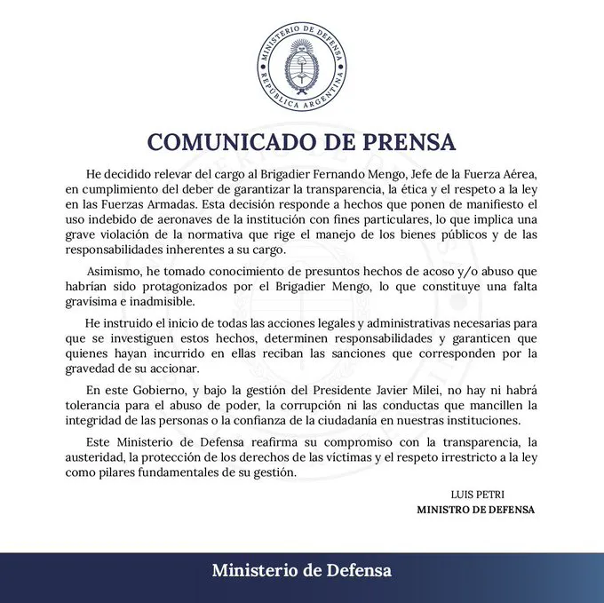 comunicado
